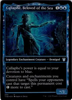 Magic The Gathering Callaphe, Beloved of the Sea (Showcase) HOLO Uncommon #260 - Image 1