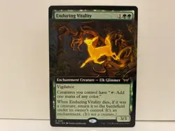 1x Enduring Vitality (Extended Art) Duskmourn: House of Horror Regular MTG - Image 1