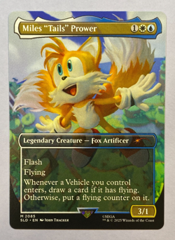 MTG - Secret Lair - Sonic: Friends & Foes - Miles "Tails" Prower - NM - Image 1