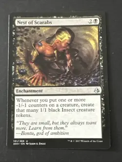 Nest Of Scarabs X1 Amonkhet NM Condition See Pics Front/Back - Image 1