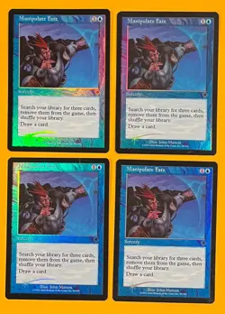 MTG MANIPULATE FATE (Foil) (x4) Invasion (OldManMTG 011-753) - Image 1