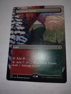 Karplusan Forest (Borderless) Dominaria United Regular FREE SHIPPING - Image 1