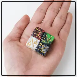 48 Pieces MTG Counters Token Dice, Magic The Gathering Glitter Multi-colored - Image 3