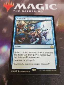 MTG. 2x Admiral's Order. Rivals of Ixalan. Lp - Image 1