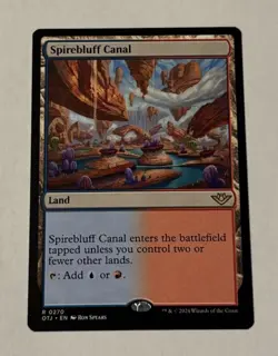 MTG Spirebluff Canal - Outlaws of Thunder Junction NM - Image 1