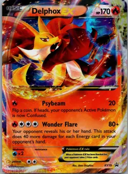 Delphox EX XY19 Promo XY Black Star Promos Pokemon LP - Image 1