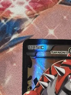 Team Magmas Groudon EX Double Crisis 15/34 Ultra Rare MP+ Condition TCG Pokemon - Image 3