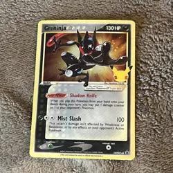 Pokemon TCG Greninja Gold Star SWSH144 Promo 25th Celebrations Anniversary 2021 - Image 1