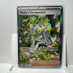 Wally's Compassion 186/132 Mega Evolution Special Illustration Rare Pokemon Card - Image 1
