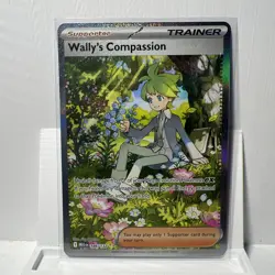 Wally's Compassion 186/132 Mega Evolution Special Illustration Rare Pokemon Card - Image 2