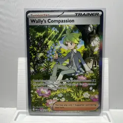Wally's Compassion 186/132 Mega Evolution Special Illustration Rare Pokemon Card - Image 3