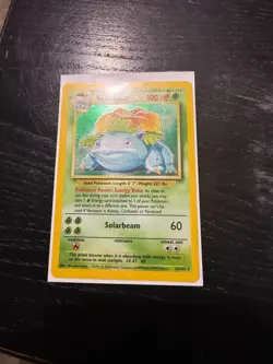 Pokemon TCG - Venusaur 15/102 - Holo Unlimited - Base Set LP - Image 1