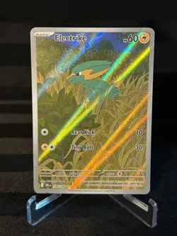 Electrike 196/182 Illustration Rare SV10 Destined Rivals Near Mint Pokemon TCG - Image 1