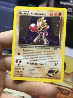 #3 Rocket's Hitmonchan 11/132 Gym Heroes 2000 Holo Rare WOTC Pokemon Card TCG - Image 3