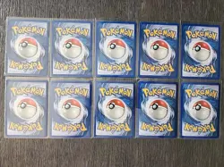 Pokemon Card Lot (10 Vintage Cards Total) - Image 2