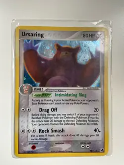 2005 Pokemon - Ursaring 18/115 Unseen Forces Reverse Hologram Great Condition - Image 4