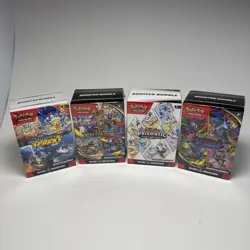 Pokemon Booster Bundle Lot Prismatic Evolutions Phantasmal Flames Mega x4 🔥 - Image 1