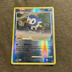 2008 Pokemon, Majestic Dawn, #72/100 Piplup, Reverse Holo Common - Image 1