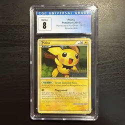 PSA 92010 POKEMON HEARTGOLD & SOULSILVER PRERELEASE #28 PICHU-HOLO - Image 1