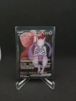 Pokemon TCG Team Rockets Mewtwo EX 213/182 Full Art Destined Rivals - Image 1