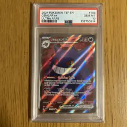PSA 10 Pokemon Gengar EX TCG Scarlet Violet Temporal Forces 193/162 🔥🔥 - Image 1