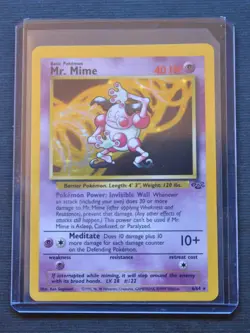Mr Mime #6 / 64 Jungle Holo - NM - Pokemon 1999 TCG WOTC Vintage - Image 5