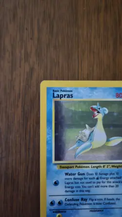 Lapras - 10/62 - Holo Rare - WOTC Pokemon Fossil - Pokemon TCG - LP - Image 3
