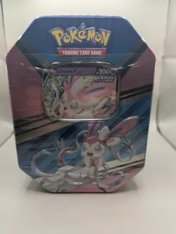 Pokemon TCG Sylveon V Heroes Tin Sealed - Image 1