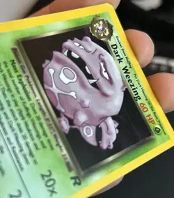 Pokemon Dark Weezing 14/82 Team Rocket Holo LP/NM - Image 3