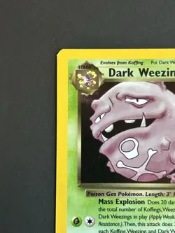 Pokemon Dark Weezing 14/82 Team Rocket Holo LP/NM - Image 4