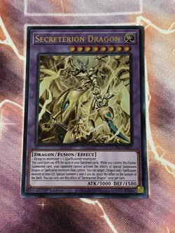 Yugioh! Secreterion Dragon DUAD-EN037 Duelist's Advance 1st Edition NM - Image 1