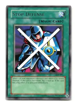 Stop Defense - LOB-095 Rare - YuGiOh-LP - Image 1