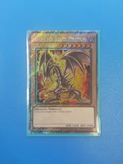 Red-Eyes Black Dragon Platinum Secret Rare RA04-EN109 Yugioh 7th Artwork - Image 1
