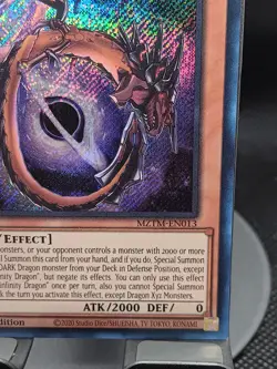 Schwarzschild Infinity Dragon 1st Edition Secret Rare MZTM-EN013 Yu-Gi-Oh! - Image 4