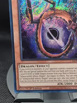 Schwarzschild Infinity Dragon 1st Edition Secret Rare MZTM-EN013 Yu-Gi-Oh! - Image 5