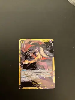 Crocodile OP14-120 Secret Rare The Azure Sea's Seven One Piece TCG - Image 1