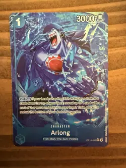 One Piece - Arlong - Alt Art Parallel Rare OP14-042 The Azure Sea's Seven - NM - Image 1
