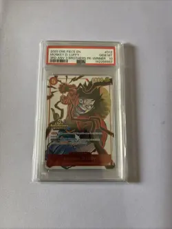 2025 One Piece Monkey.D.Luffy 3rd Anniversary Winner #ST01-012 PSA10 - Image 1