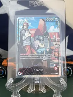 One Piece Double PSA Promo Cards Monkey D Luffy And Shanks - Image 2