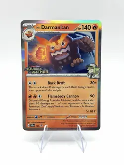 N's Darmanitan - 181 (Prerelease) [Staff] 181 Scarlet & Violet Promo Cards Holo - Image 1