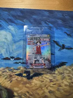IN HAND One Piece Monkey D. Luffy US College Basketball Promo Card RUTGERS 01/23 - Image 1