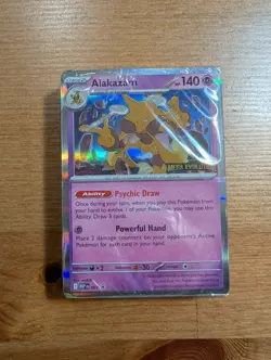 Alakazam MEP 003 SEALED Stamped Mega Evolutions Prerelease Promo Pokemon Card - Image 1