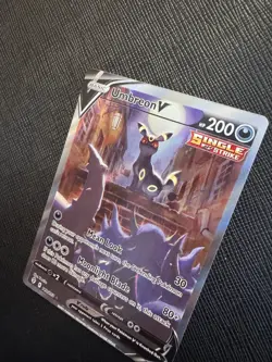 Pokemon TCG Umbreon v Alternate Full Art Holo Card 189/203SWSH07: Evolving Skies - Image 4