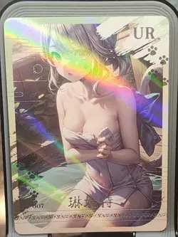 Onsen Quiet Time Card Goddess Story Anime Waifu UR UR-007 - Image 1