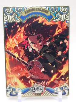Goddess Story - Gold Metal Trading Card - Tanjiro Kamado - Image 1