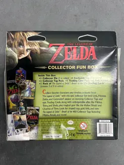 LEGEND OF ZELDA COLLECTOR'S FUN BOX - 15 ITEMS - Trading Cards + Tag + Pin NEW - Image 2