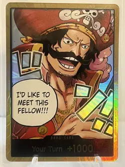 One Piece TCG Gol.D.Roger GOLD DON!! Card (OP-13) English - Image 1