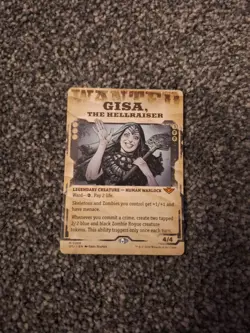 MTG Gisa, the Hellraiser Outlaws of Thunder Junction Rare card - Image 1