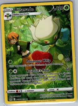 Roserade TG02/TG30 SWSH11: Lost Origin Trainer Gallery - Pokemon Card - NM - Image 1