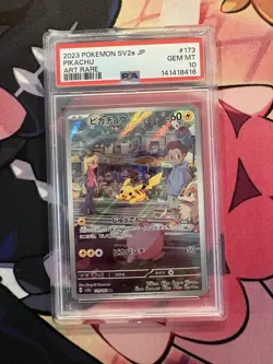 PSA 10 Pikachu 173/165 Sv2a: Pokemon Card 151 Holo (Japanese) - Image 1
